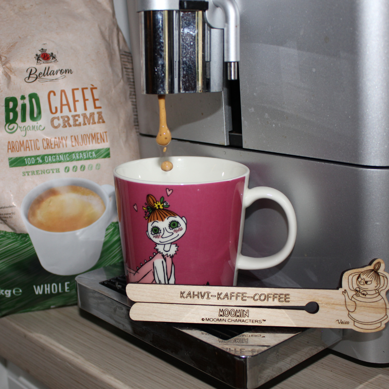 Veico Pikku myy pussinsulkija, kahvi