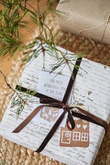 IB laursen metallinen piparitalo koriste