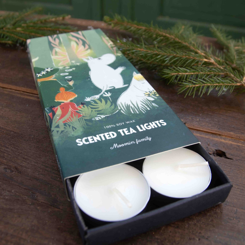 Muumiperhe tuikkukynttil&auml;t 10 kpl