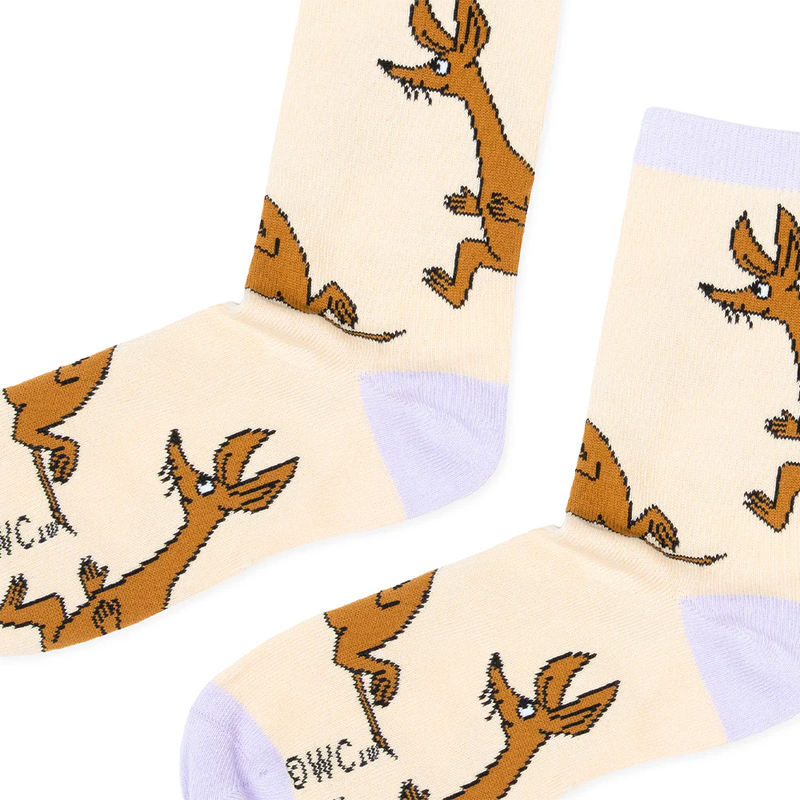 Nordicbuddies Muumi Nipsu Running Naisten sukat, Beige