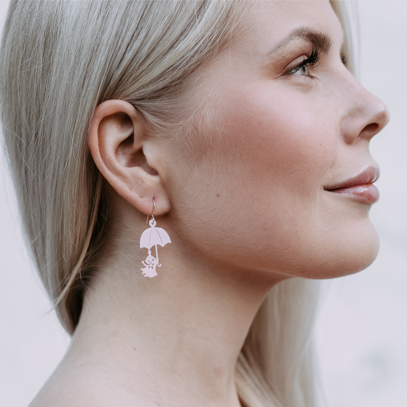 Coruu Pikku Myy ja sateenvarjo korvakorut, eri v&auml;rej&auml;