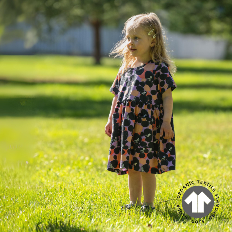 KiOma Muumi lasten mekko Miisa, Rock, laventeli 92-128cm