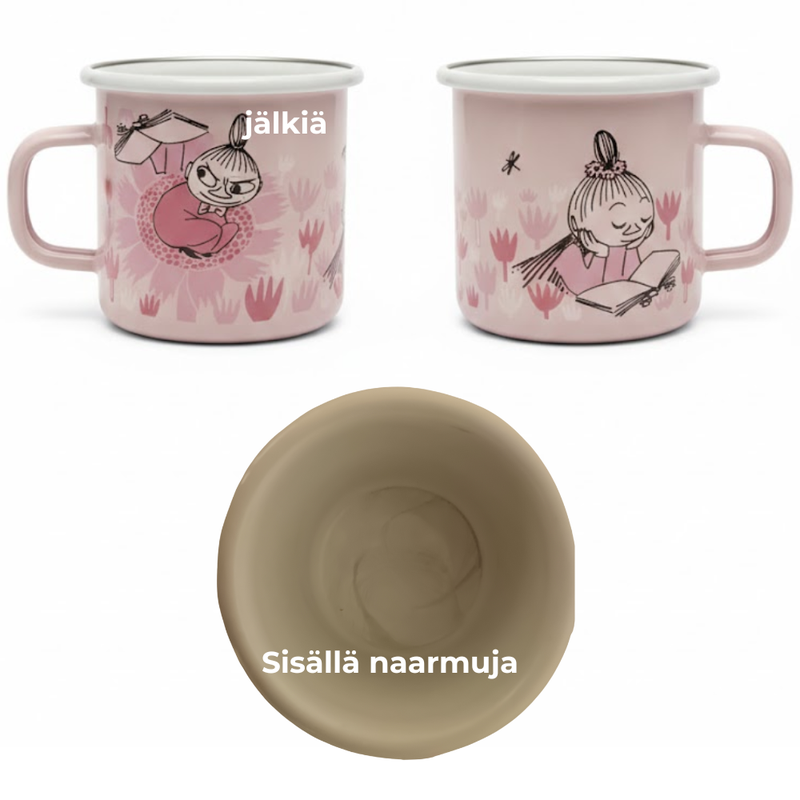 K&Auml;YTETTY Muumi emalimuki, Mymmeli lukee (1,5 dl)
