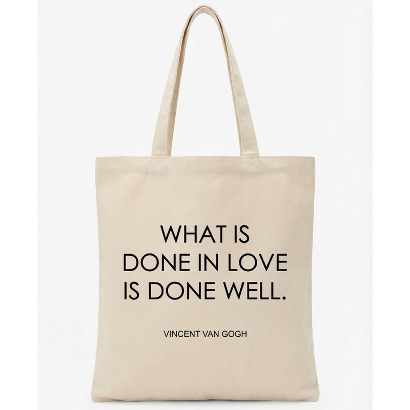 Vincent van Gogh &rdquo;Done in Love&rdquo; -kangaskassi