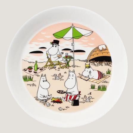 Arabia Muumi lautanen Yhdess&auml;, Kes&auml; 2021