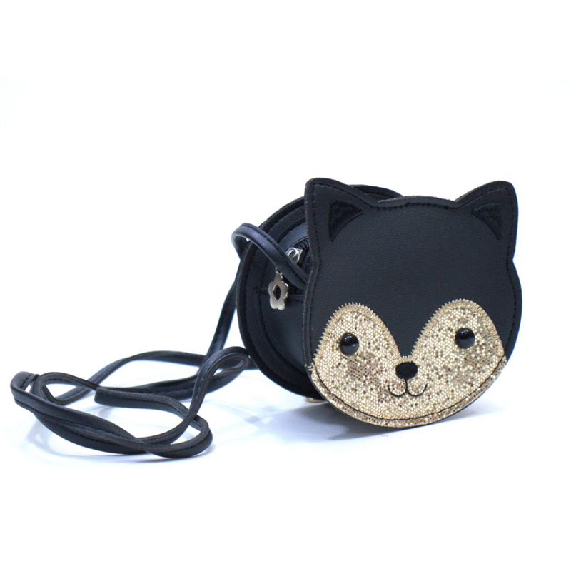 Yuko B. Foxy Lasten Olkalaukku &ndash; Musta Kettu