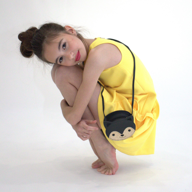 Yuko B. Foxy Lasten Olkalaukku &ndash; Musta Kettu