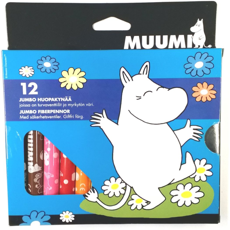 Muumi jumbo huopakyn&auml;t 12 kpl