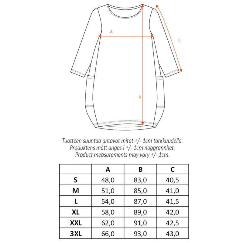 Martinex Ira-tunika Kev&auml;tkastanja, harmaa