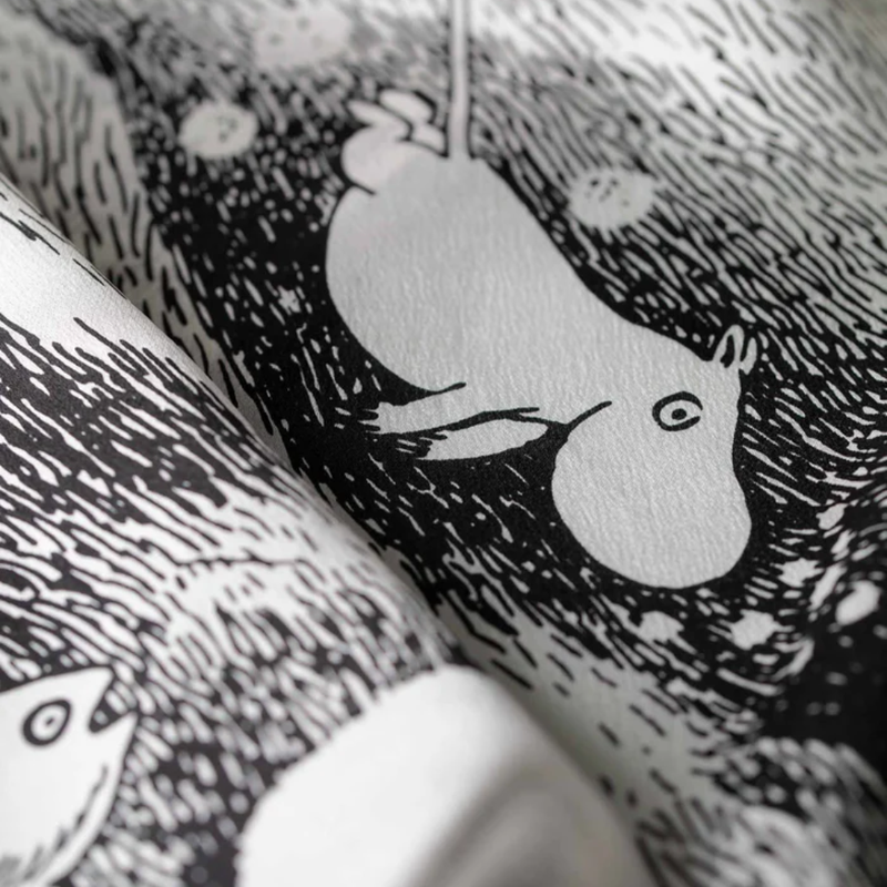 Lasessor Muumi-silkkihuivi Sukellus