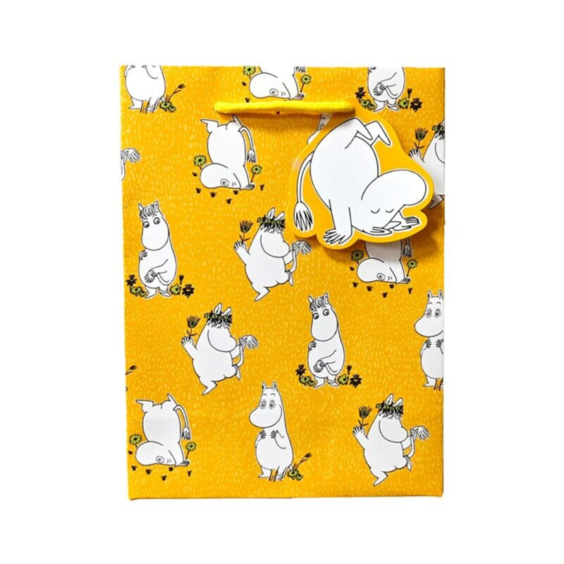 Muumi lahjakassi keltainen